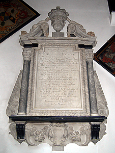 Monument to Sir Humphrey Monoux (died 1685)
